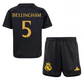 Maillot de foot Real Madrid Jude Bellingham #5 Troisième enfant 2023-24 Manches Courte (+ pantalon court)